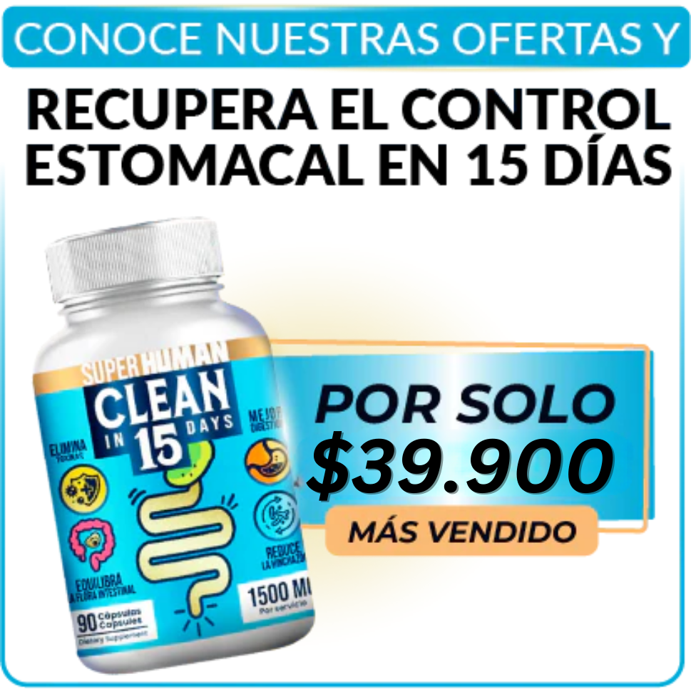 Clean15™ Limpieza Completa Estomacal en 15 días - SuperHuman™ PG