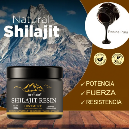 Shilajit 100% Puro 💎 Fuente de Energía Vital del Himalaya