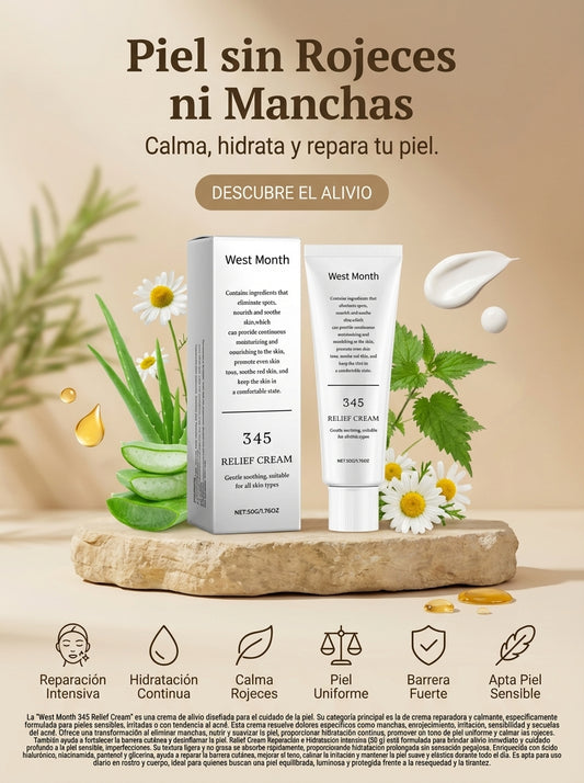 Relief Cream Reparación e Hidratanción Intensiva (50 g)