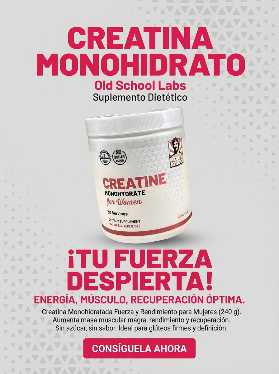 Creatina Monohidratada Fuerza y Rendimiento para Mujeres (240 g)