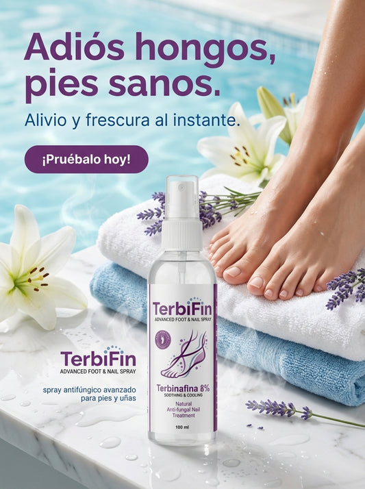 Terbifin – Spray Antifúngico Avanzado para Pies y Uñas (100 ml)